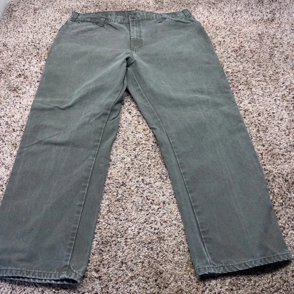 Dickies Carpenter Pants‎ Dark Green Mens 40x30 Work Utility Relaxed Fit
